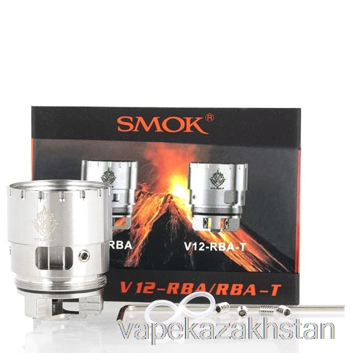 Vape Kazakhstan SMOK TFV12 Replacement Coils & RBA V12 RBA-T - Triple Coil (Pack of 1)